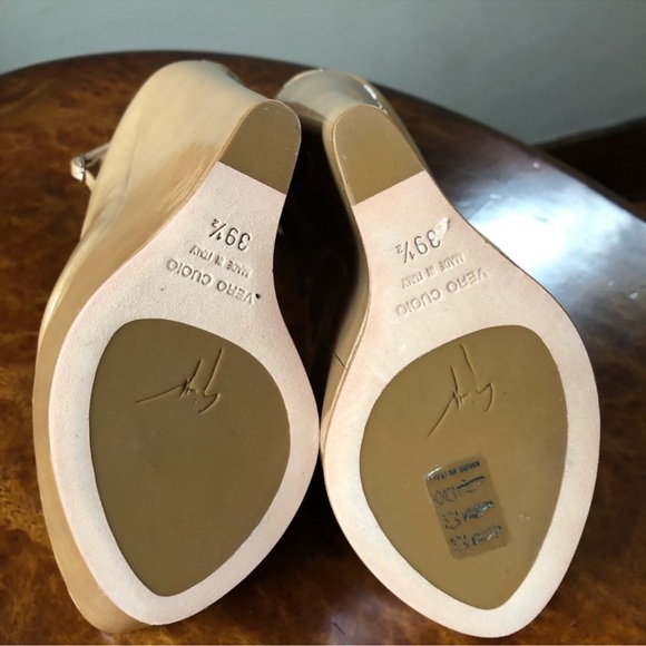 Giuseppe Zanotti Patent Wedges Ankle Strap 39.5 - Picture 8 of 8